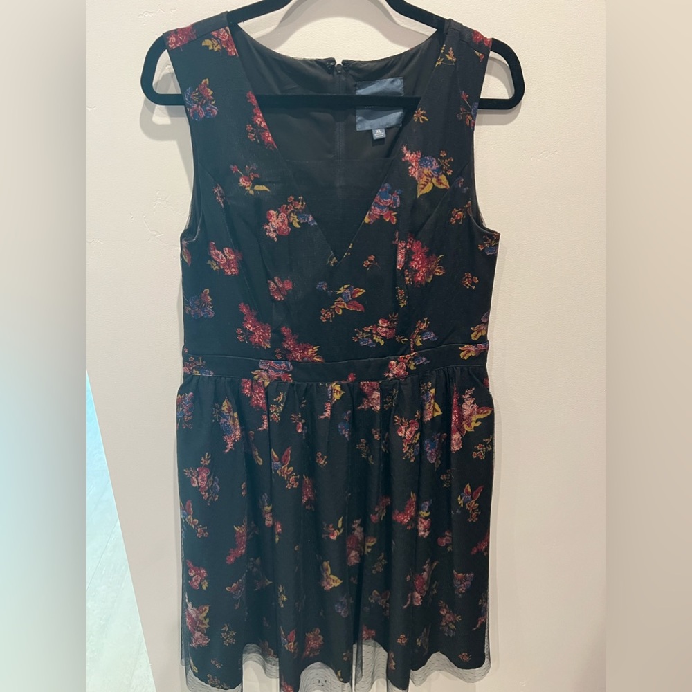ModCloth floral and polka dot dress